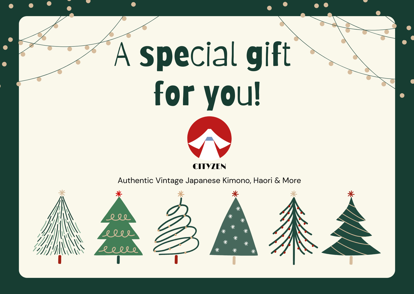 CityZen Holiday Gift Card