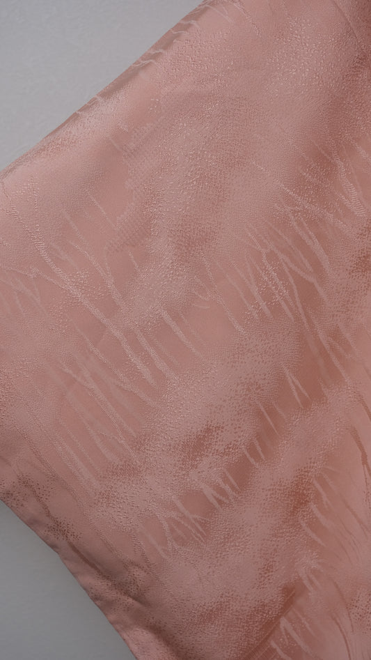 Soft Coral Haori with Textured Fabric