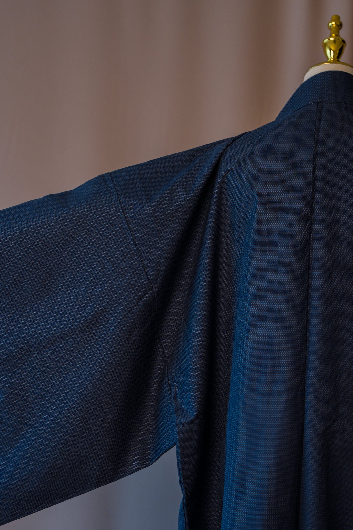 Vintage Men's Kimono in Deep Navy Colour