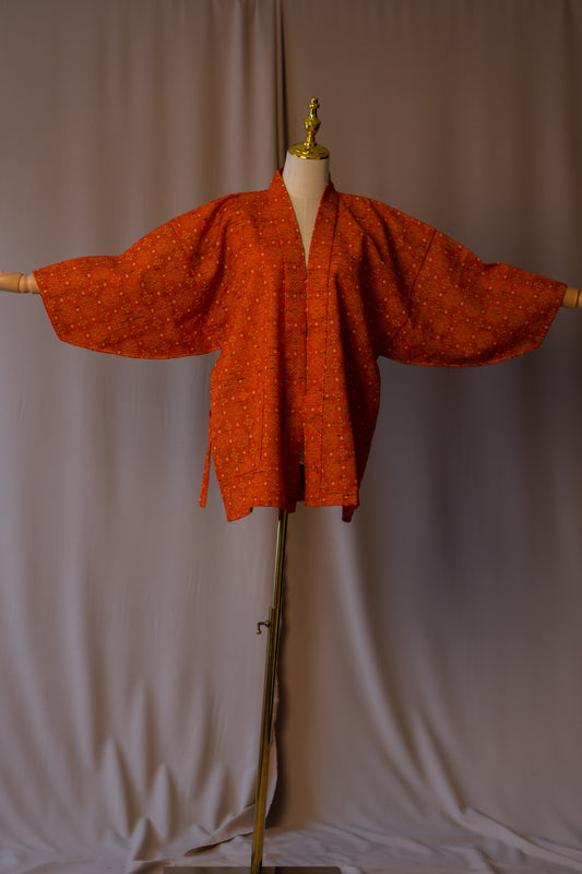 Vintage Orange Dochugi Haori