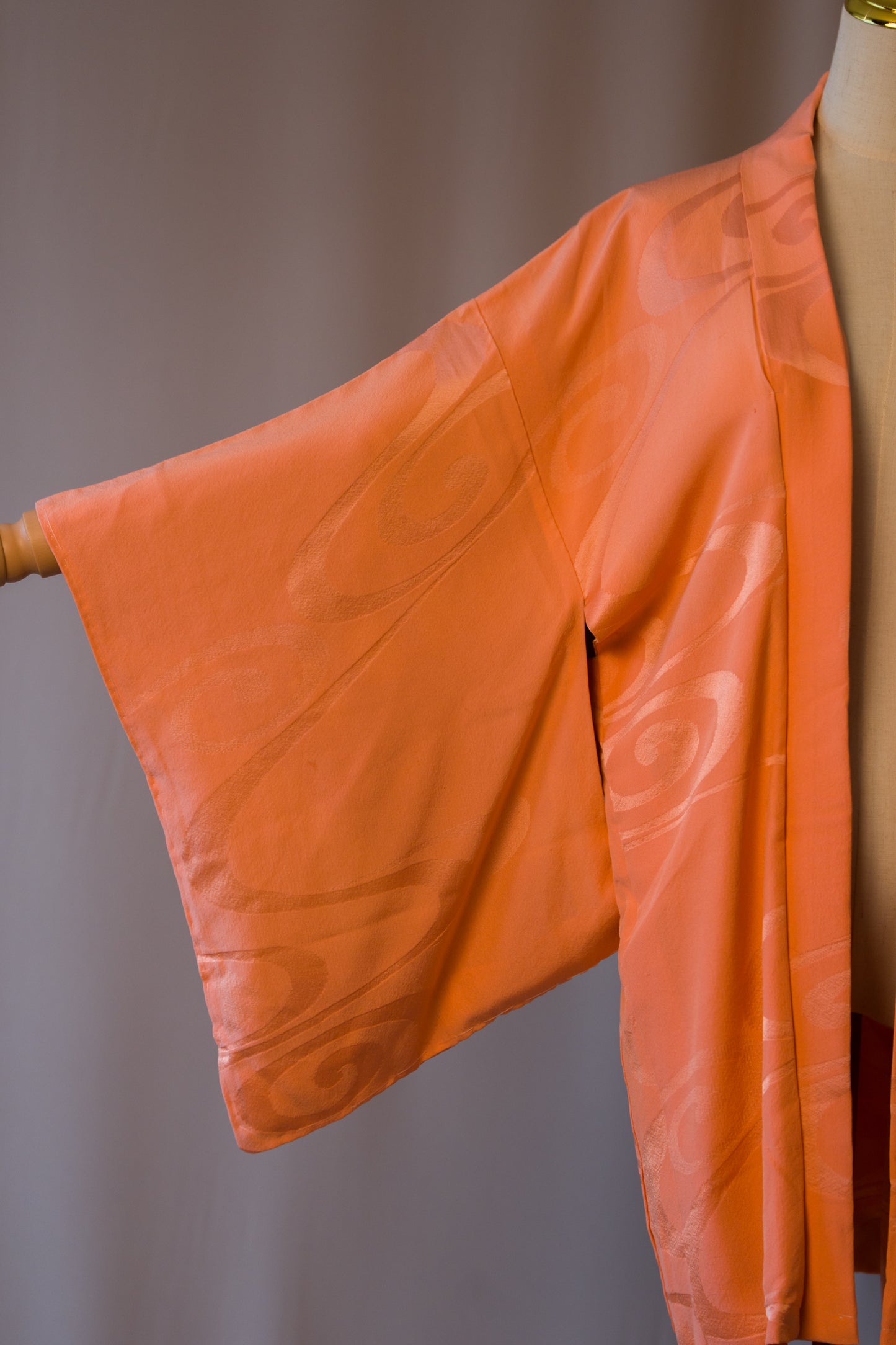 Vintage Peach & Red Reversible Haori