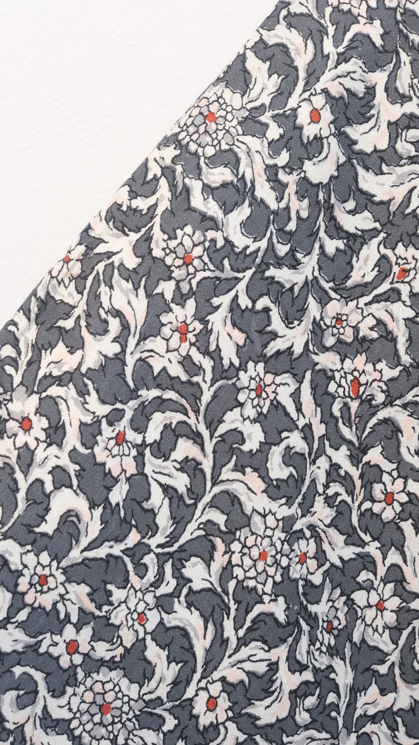 Grey Botanicals Haori with a Colourful Secret Lining