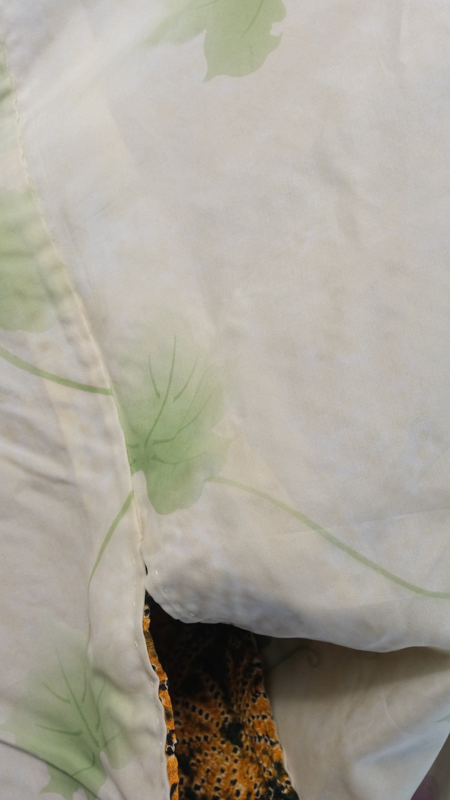 Golden Shibori Haori with Floral Motif