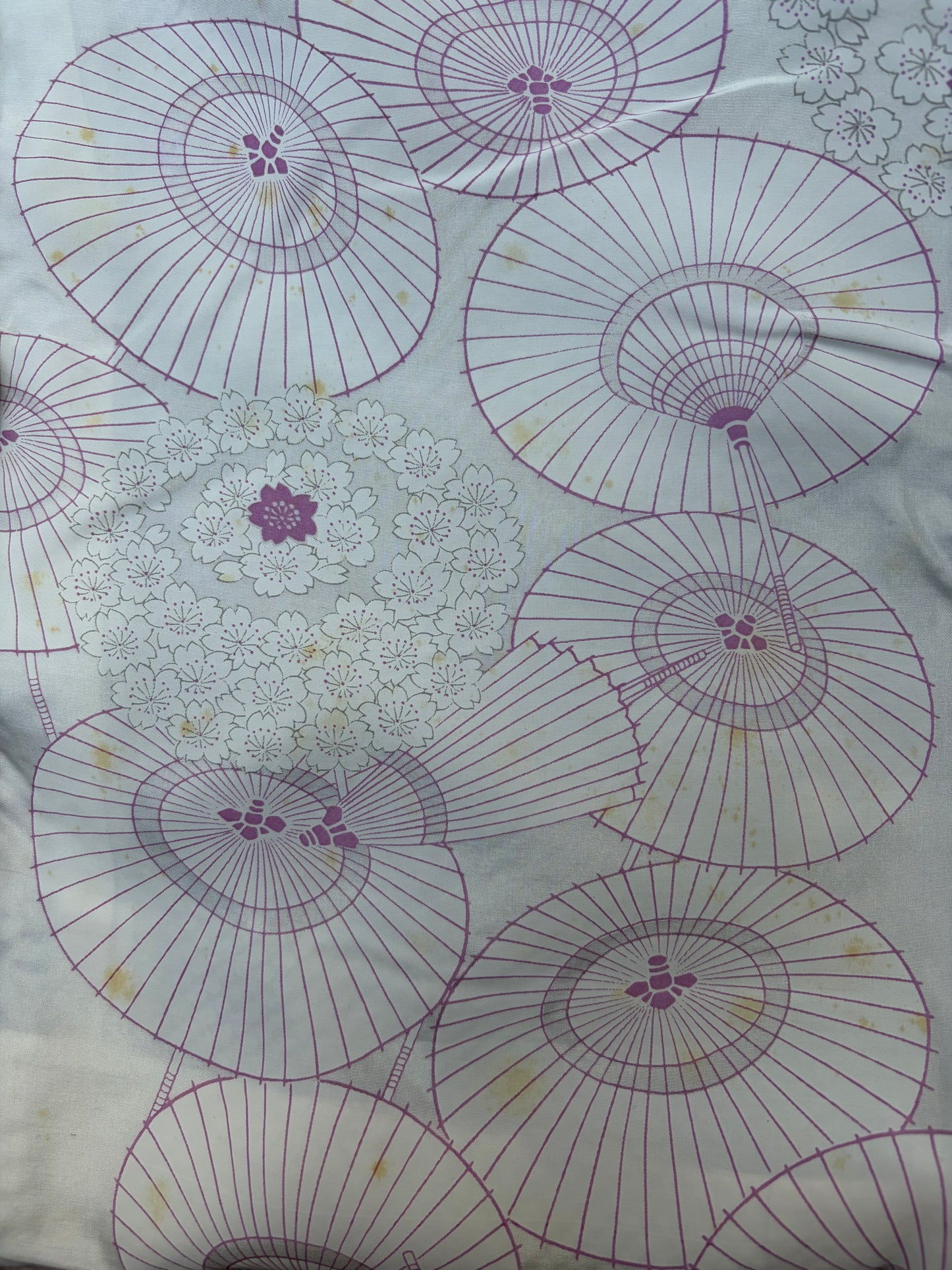 Vintage Purple Shibori Haori with Seigaiha Wave Pattern